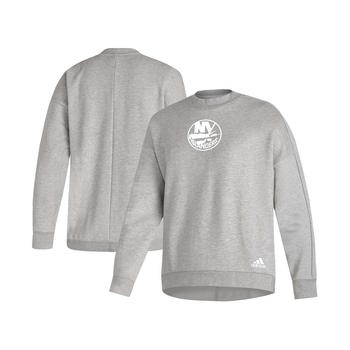 推荐Women's Heathered Gray New York Islanders V2 Pullover Sweatshirt商品