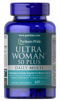 Puritan's Pride | Ultra Woman™ 50 Plus Multi-Vitamin 60 Caplets商品图片,