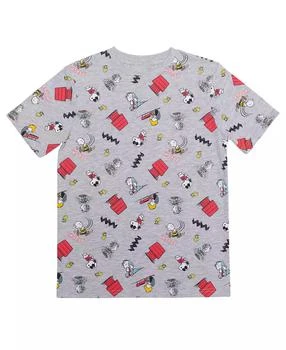 Peanuts | Big Boys All Over Print Short Sleeve Graphic T-shirt,商家Macy's,价格¥37