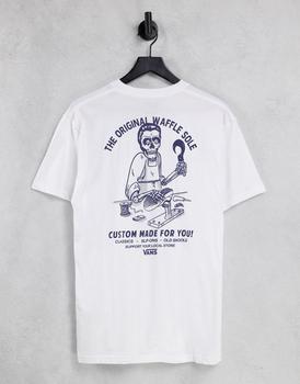 Vans Store 66 back print t-shirt in white product img