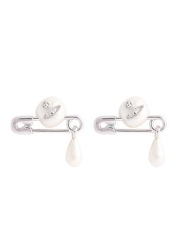 関税・送料込【Vivienne Westwood】Claude Small Stud ピアス Vivienne Westwood: Women's Claude Small Stud Earrings (Cream