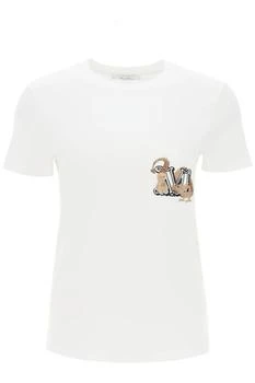 Max Mara | Elmo T-shirt with embroidered pocket 6.4折, 独家减免邮费