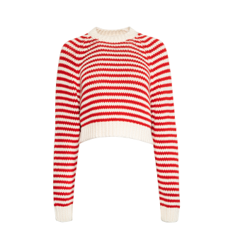 商品Miu Miu | MIU MIU 红色女士针织衫/毛衣 MML801-1U7W-F0011,商家Beyond Chinalux,价格¥12296图片