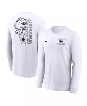 NIKE | Men's White Penn State Nittany Lions 2024 White Out Long Sleeve T-Shirt,商家Macy's,价格¥272