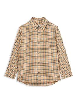 商品Little Boy's & Boy's Check Stretch Shirt,商家Saks Fifth Avenue,价格¥1833图片