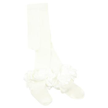 商品Caramelo Kids | Cotton Ruffle Tights Ivory,商家Designer Childrenswear,价格¥54图片