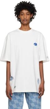 ADER error | White Cutout T-Shirt,商家SSENSE,价格¥694
