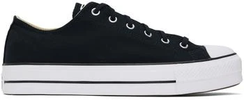 Converse | Black Chuck Taylor All Star Lift Sneakers,商家SSENSE HK,价格¥153