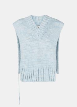 商品MAISON MARGIELA | MAISON MARGIELA 无袖针织斗篷 SI0TH0001-S17802-488M,商家Beyond Italylux,价格¥4134图片