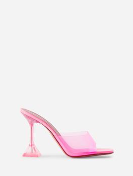 amina muaddi, Amina Muaddi | Lupita Glass Mule 95mm商品图片 独家减免邮费