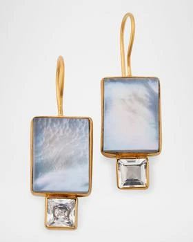 Dina Mackney | Chalcedony Triplet Topaz Earrings,商家Neiman Marcus,价格¥1502