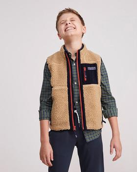 商品Boys' Faux Sherpa SuperShep Vest - Little Kid, Big Kid图片