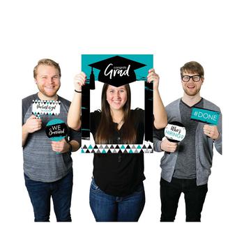 商品Big Dot of Happiness | Teal Grad - Best is Yet to Come - Selfie Photo Booth Picture Frame & Props,商家Macy's,价格¥231图片