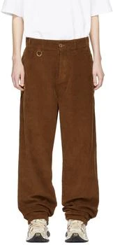 推荐SSENSE Exclusive Brown Cotton Trousers商品