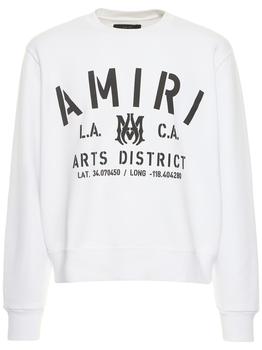 amiri衬衫, AMIRI | Logo Stencil Print Jersey商品图片 额外8.5折, 额外八五折