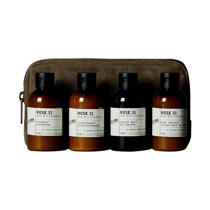 商品Le Labo | 预售1-3个工作日 Le labo洗护旅行套装 玫瑰31沐浴露+润肤露+洗发水+护发素+帆布手提包 90mlx4,商家VPF,价格¥684图片