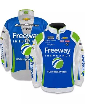 Trackhouse Racing Team Collection | Men's Blue Daniel Suarez Freeway Insurance Nylon Uniform Full-Snap Jacket,商家Macy's,价格¥998