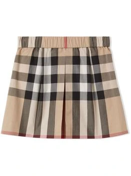 Burberry | Beige Cotton Blend Skirt,商家Italist,价格¥1984