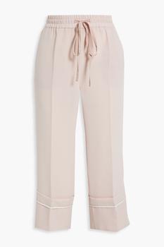 RED Valentino | Cropped crepe straight-leg pants商品图片,4.3折
