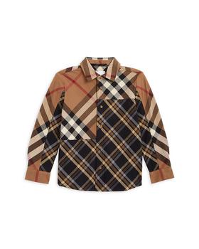 推荐Boys' Etienne Mixed Check Flannel Shirt - Little Kid, Big Kid商品