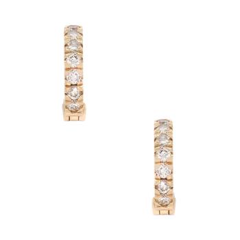 商品Tresorra | 18K Yellow Gold Diamond Earrings - 11mm,商家Jomashop,价格¥3236图片
