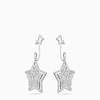 Swarovski | Silver Star Clip Earrings商品图片,