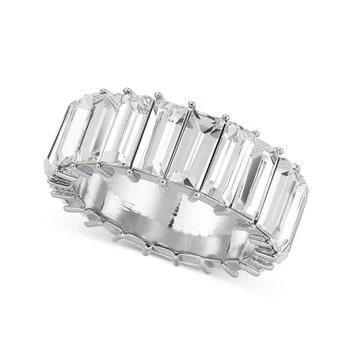 On 34th | Silver-Tone Baguette Crystal Eternity Ring, Created for Macy's,商家Macy's,价格¥118