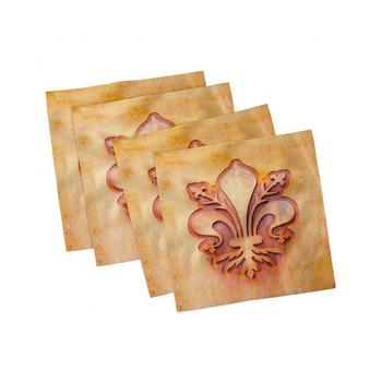 商品Ambesonne | Fleur De Lis Set of 4 Napkins, 18" x 18",商家Macy's,价格¥408图片