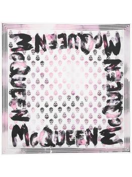 商品Alexander McQueen Logo-Printed Scarf图片