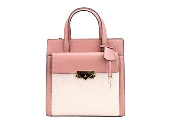 [二手商品] Michael Kors | Michael Kors Cece Small pink PVC North South Flap Tote Crossbody Bag Women's Purse 6.9折