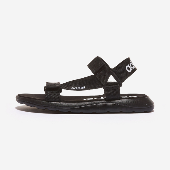 阿迪达斯拖鞋, Adidas | 【韩国直邮|包邮包税】阿迪达斯COMFORT SANDAL  凉鞋 沙滩鞋 运动凉鞋 拖鞋  EG6514 CBLACK/CBLACK/FTWWHT商品图片 4.2折×额外9折, 包邮包税, 额外九折