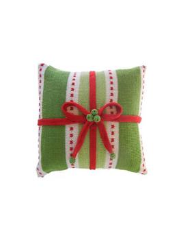 推荐Green Stripe Gift Pillow商品
