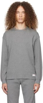 Alexander Wang | Gray Patch Sweatshirt 