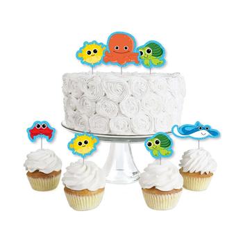 推荐Under the Sea Critters - Dessert Cupcake Toppers - Baby Shower or Birthday Party Clear Treat Picks - Set of 24商品