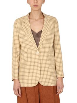 ALYSI | Alysi Womens Beige Other Materials Outerwear Jacket商品图片,