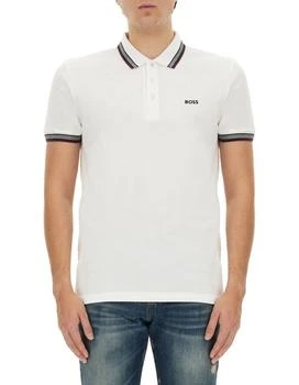 Hugo Boss | Boss Hugo Boss Logo Embroidered Short-Sleeved Polo Shirt 7折×额外9.5折, 额外九五折