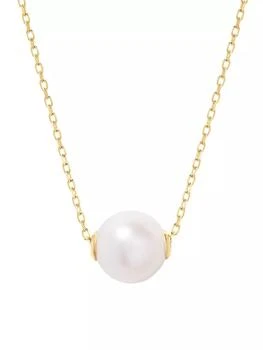 brook & york | Selma 14K-Gold Vermeil & Cultured Pearl Necklace,商家Saks Fifth Avenue,价格¥1951