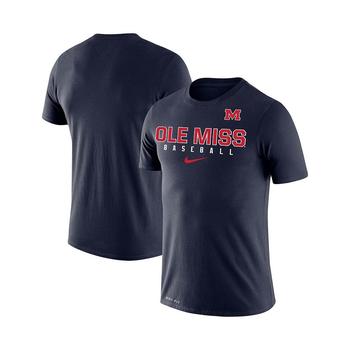 商品NIKE | Men's Navy Ole Miss Rebels Baseball Legend Performance T-shirt,商家Macy's,价格¥287图片