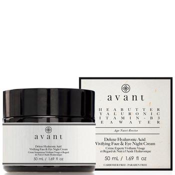 推荐Avant Skincare Deluxe Hyaluronic Acid Vivifying Face and Eye Night Cream 50ml商品
