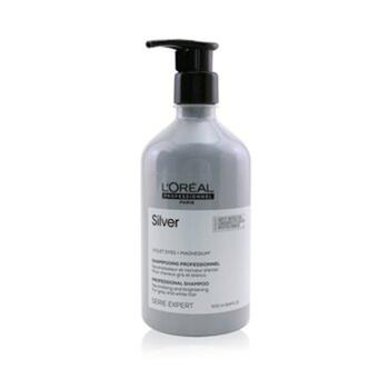 L'Oreal Paris | Professionnel Serie Expert Violet Dyes + Magnesium Neutralising and Brightening Shampoo 16.9 oz Silver Hair Care 3474636974269商品图片,