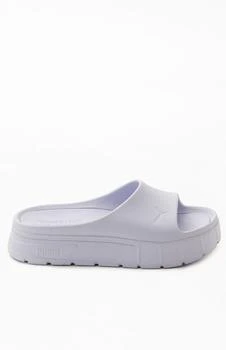推荐Women's Lavender Mayze Stack Injex Slide Sandals商品