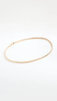 Zoe Chicco | 14k Gold Small Box Chain Anklet,商家Shopbop,价格¥3323