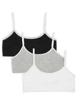 ck内衣真假, Calvin Klein | Girl's 3-Pack Sports Bra商品图片 5.7折