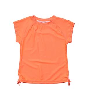 商品Tangerine Short Sleeve Rashguard Top (Toddler/Little Kids/Big Kids)图片