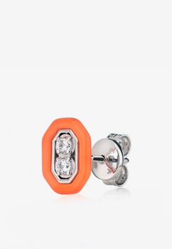 商品EÉRA | Special Order - Roma Diamond Stud Earring in 18-karat White Gold,商家Thahab,价格¥7513图片