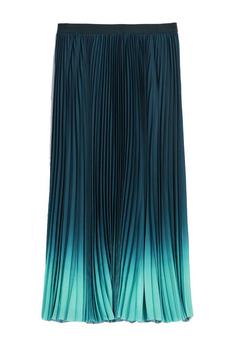 Weekend Max Mara | Fulcro Pleated Georgette Skirt - Green商品图片,满$175享8.9折, 满折