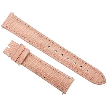 Hadley Roma | 16 MM Shiny Pink Lizard Leather Strap,商家Jomashop,价格¥259