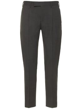 商品PT TORINO | 18.5cm B-stretch Wool Pants,商家LUISAVIAROMA,价格¥991图片