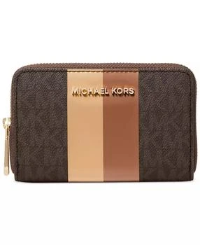 Michael Kors | Logo Jet Set Small Zip Around Card Case,商家Macy's,价格¥573