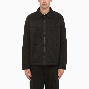 Stone Island | Puffer jacket in back technical canvas商品图片,
